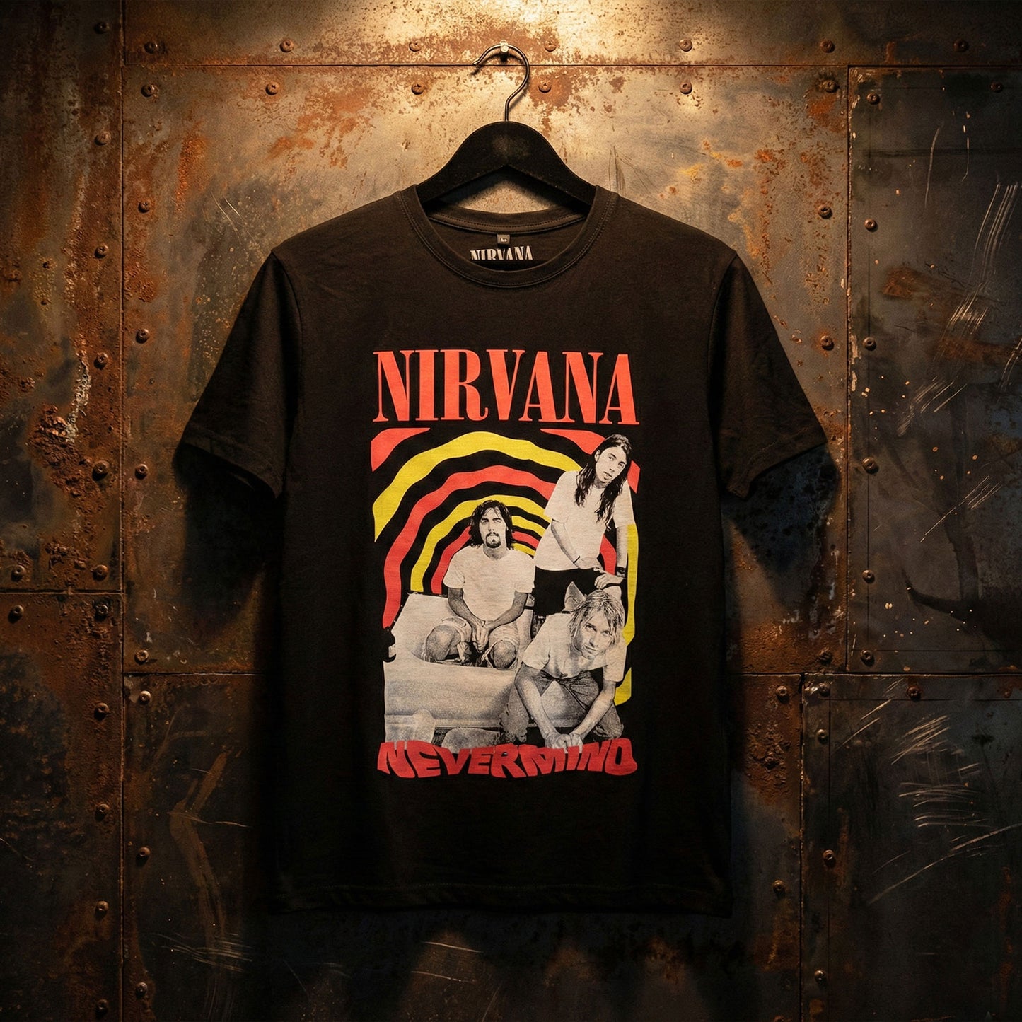 Een foto van een Nirvana T-Shirt