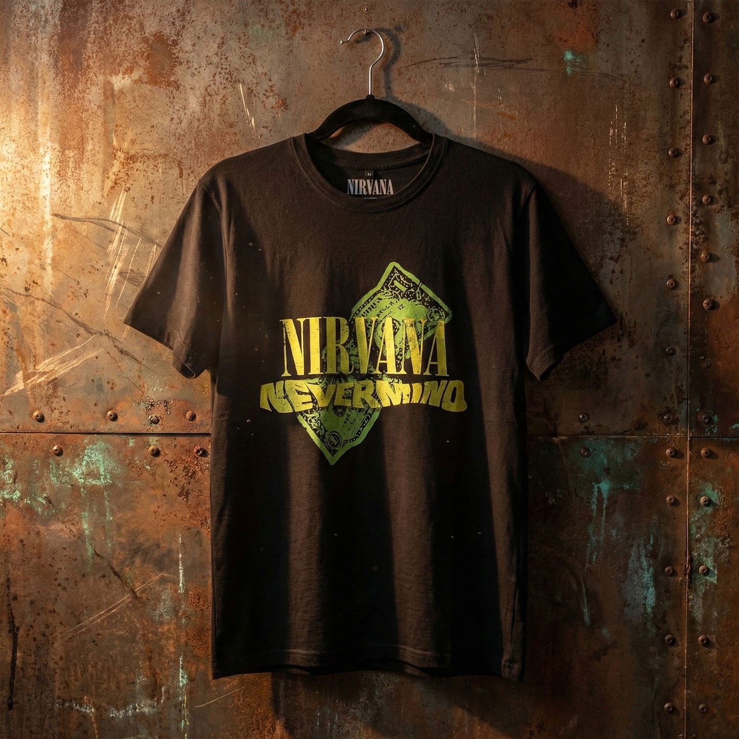 Een foto van een Nirvana T-Shirt