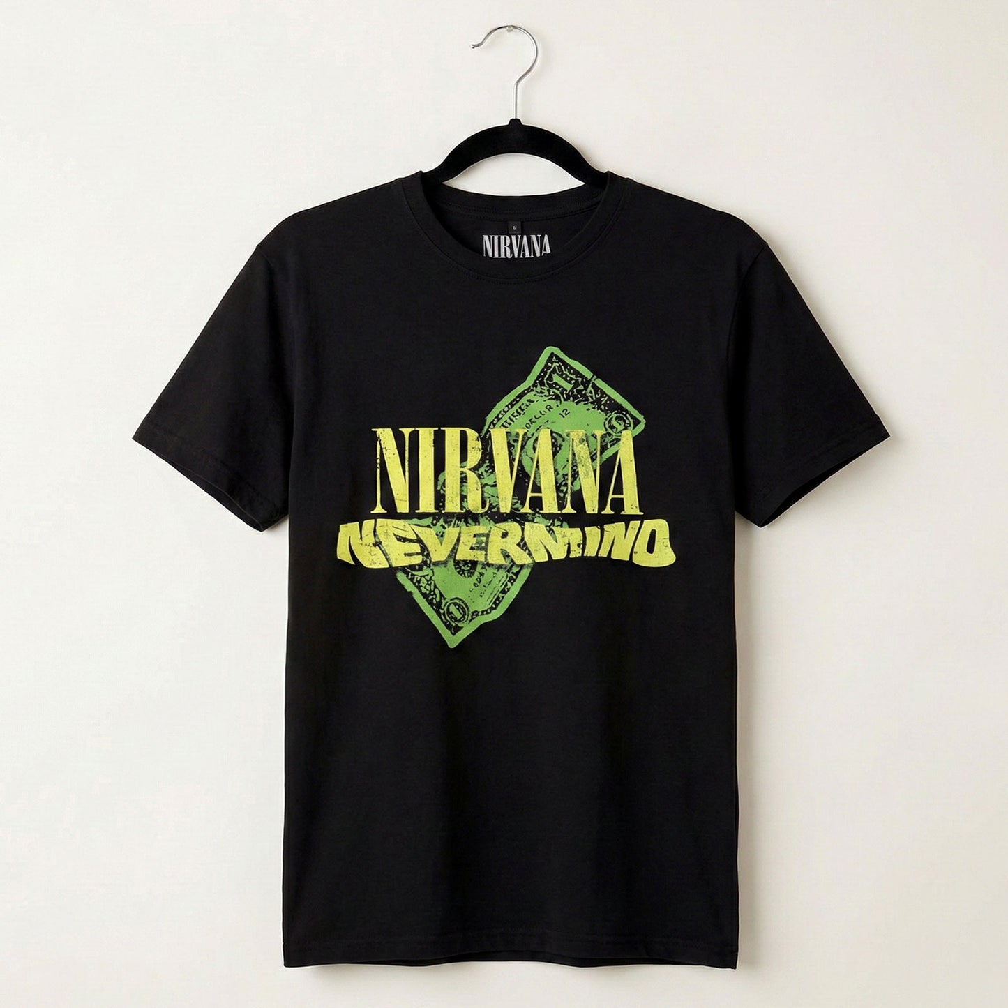 Een foto van een Nirvana T-Shirt