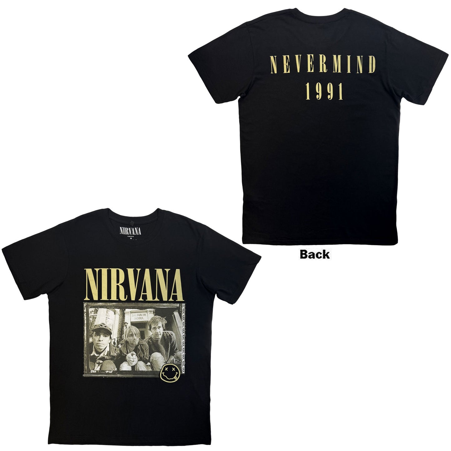 Een foto van een Nirvana T-Shirt