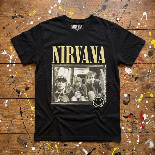 Een foto van een Nirvana T-Shirt