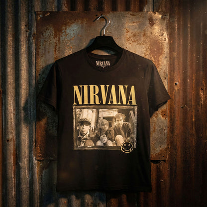 Een foto van een Nirvana T-Shirt
