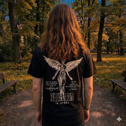 Een foto van een Nirvana T-Shirt