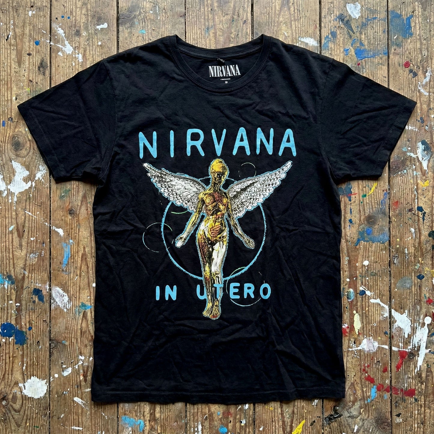 Een foto van een Nirvana T-Shirt