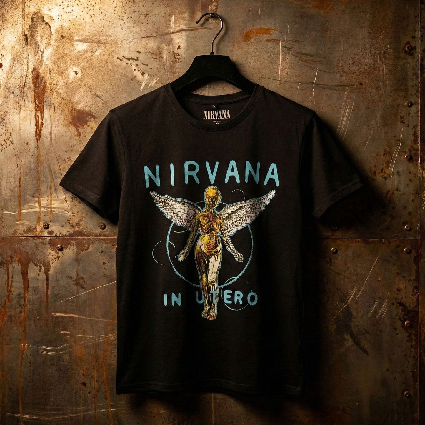 Een foto van een Nirvana T-Shirt