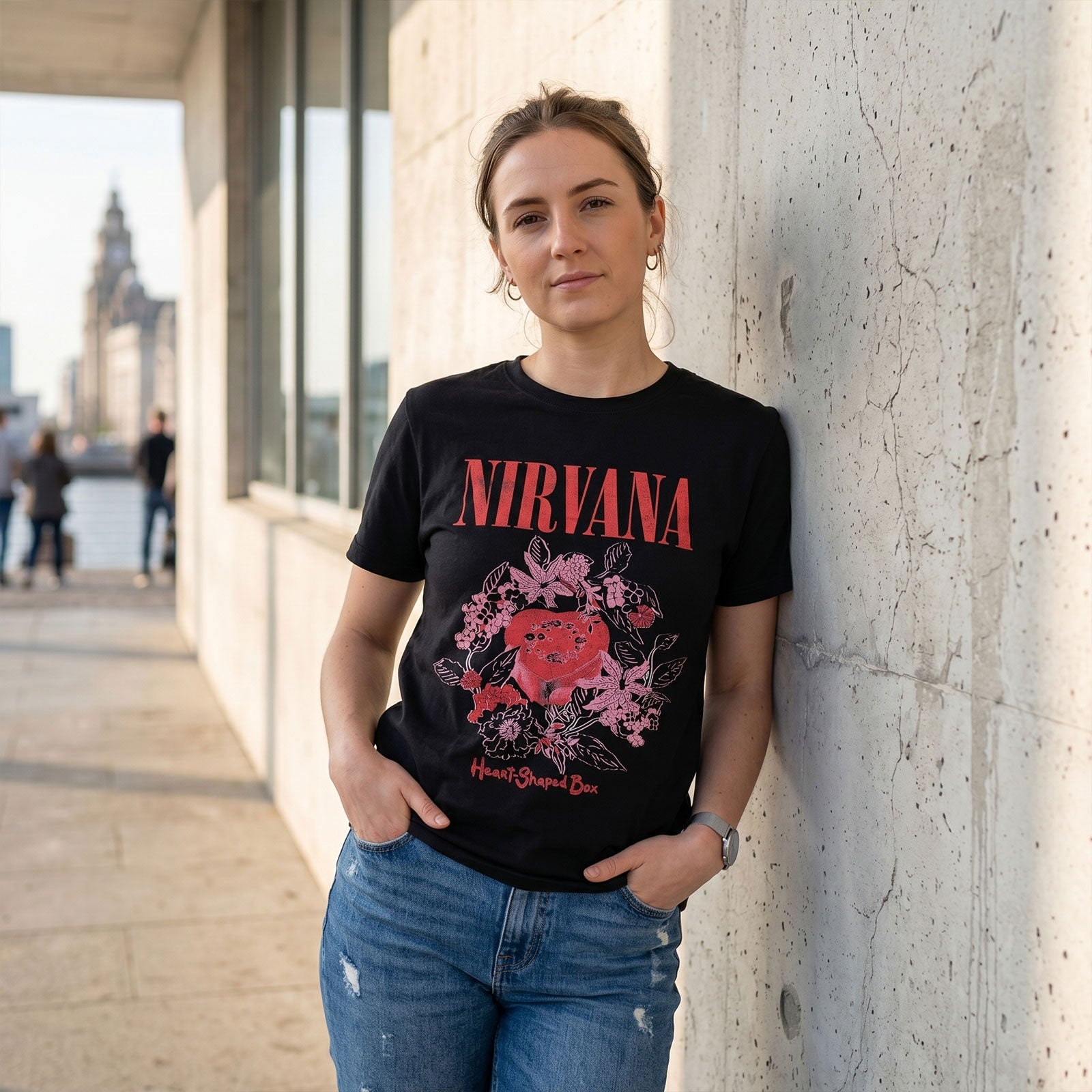 Een foto van een Nirvana T-Shirt