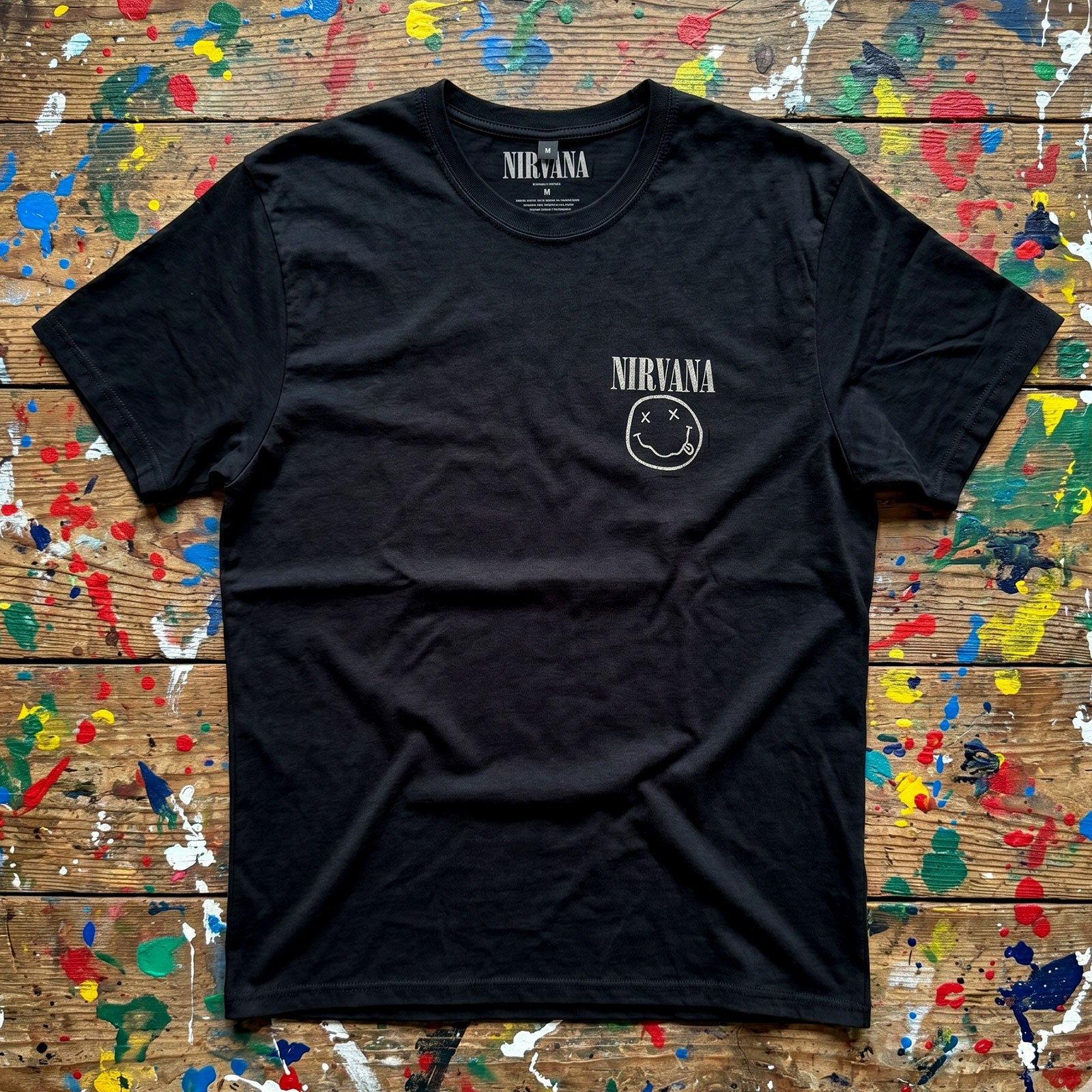 Een foto van een Nirvana T-Shirt