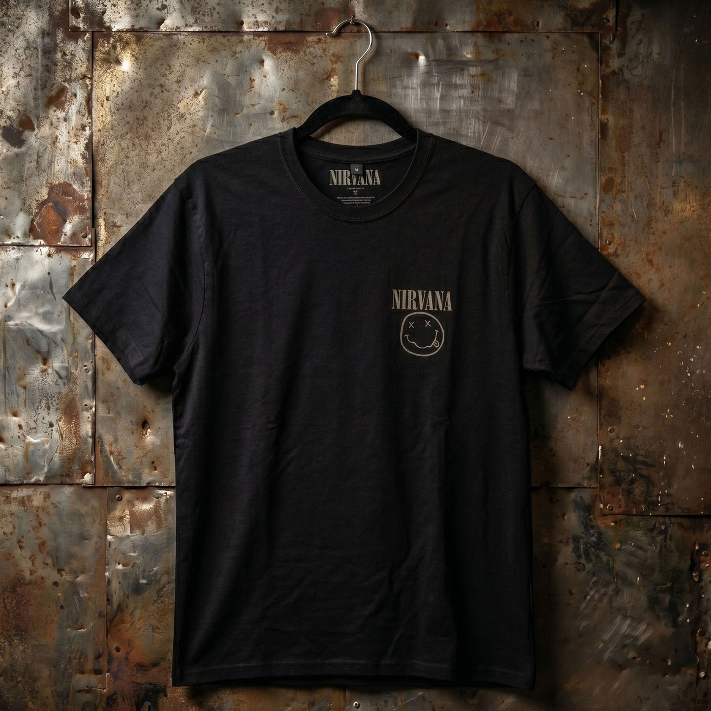 Een foto van een Nirvana T-Shirt