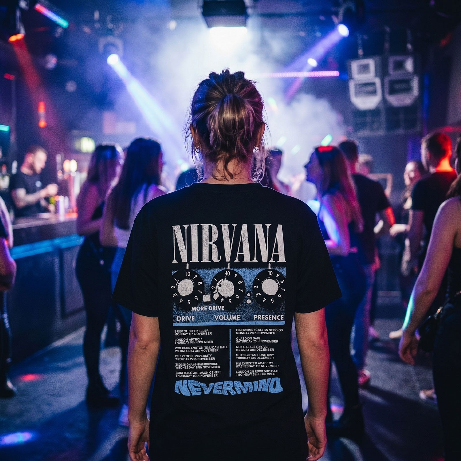 Een foto van een Nirvana T-Shirt