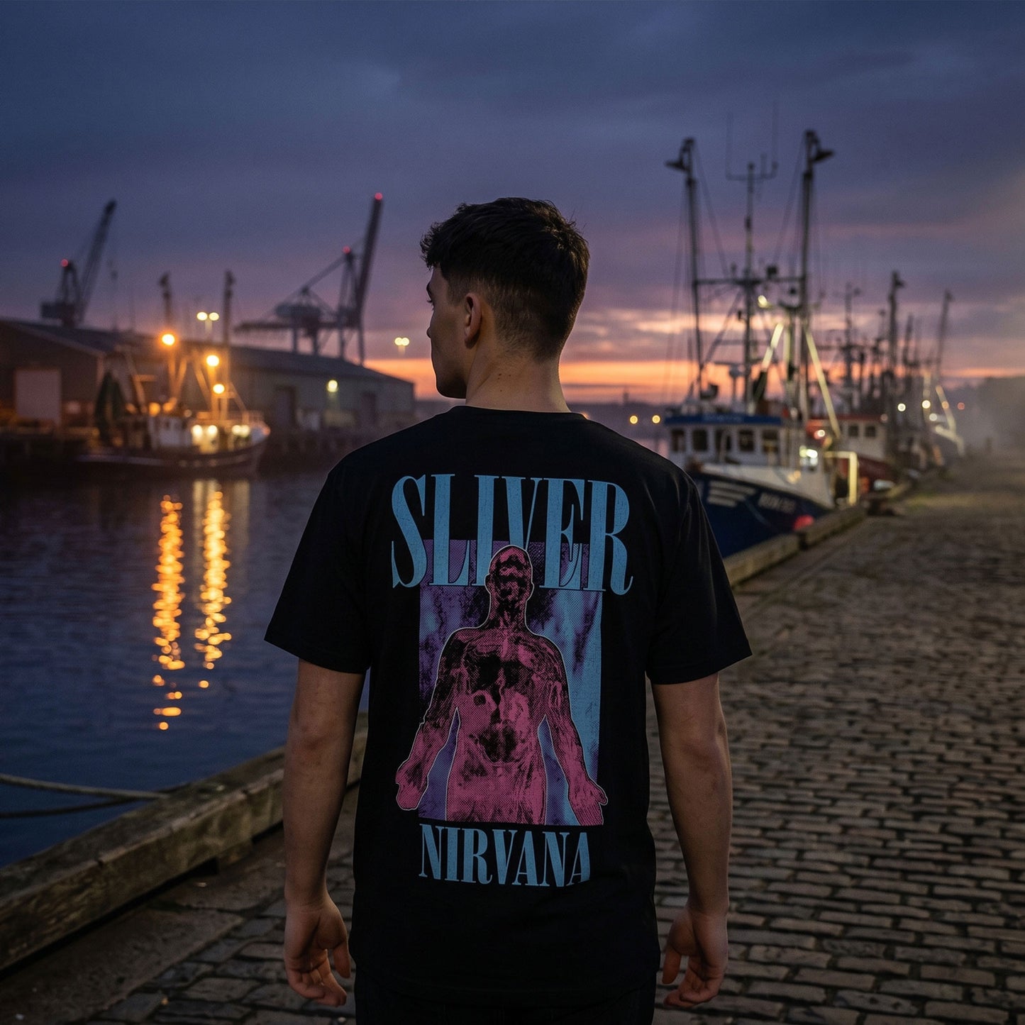 Een foto van een Nirvana T-Shirt