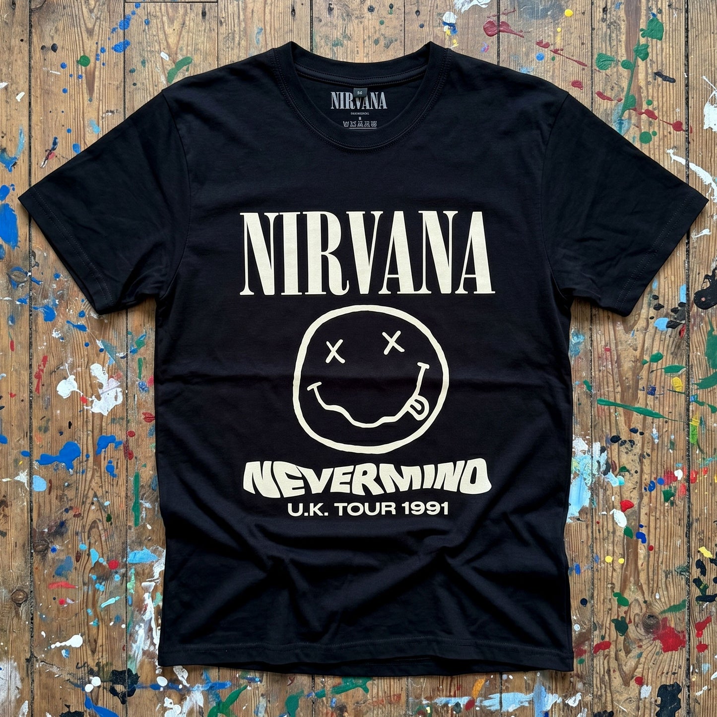 Een foto van een Nirvana T-Shirt
