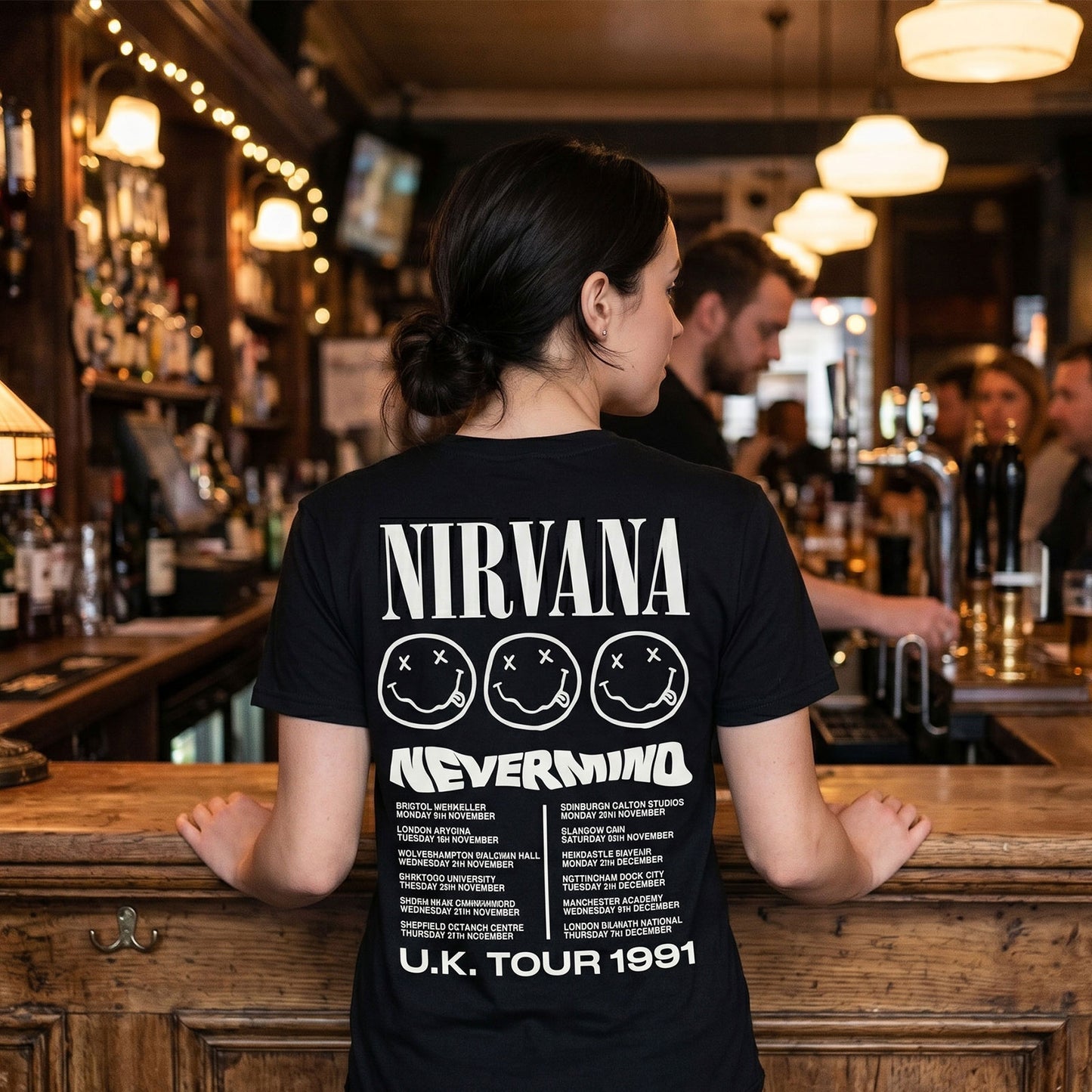 Een foto van een Nirvana T-Shirt