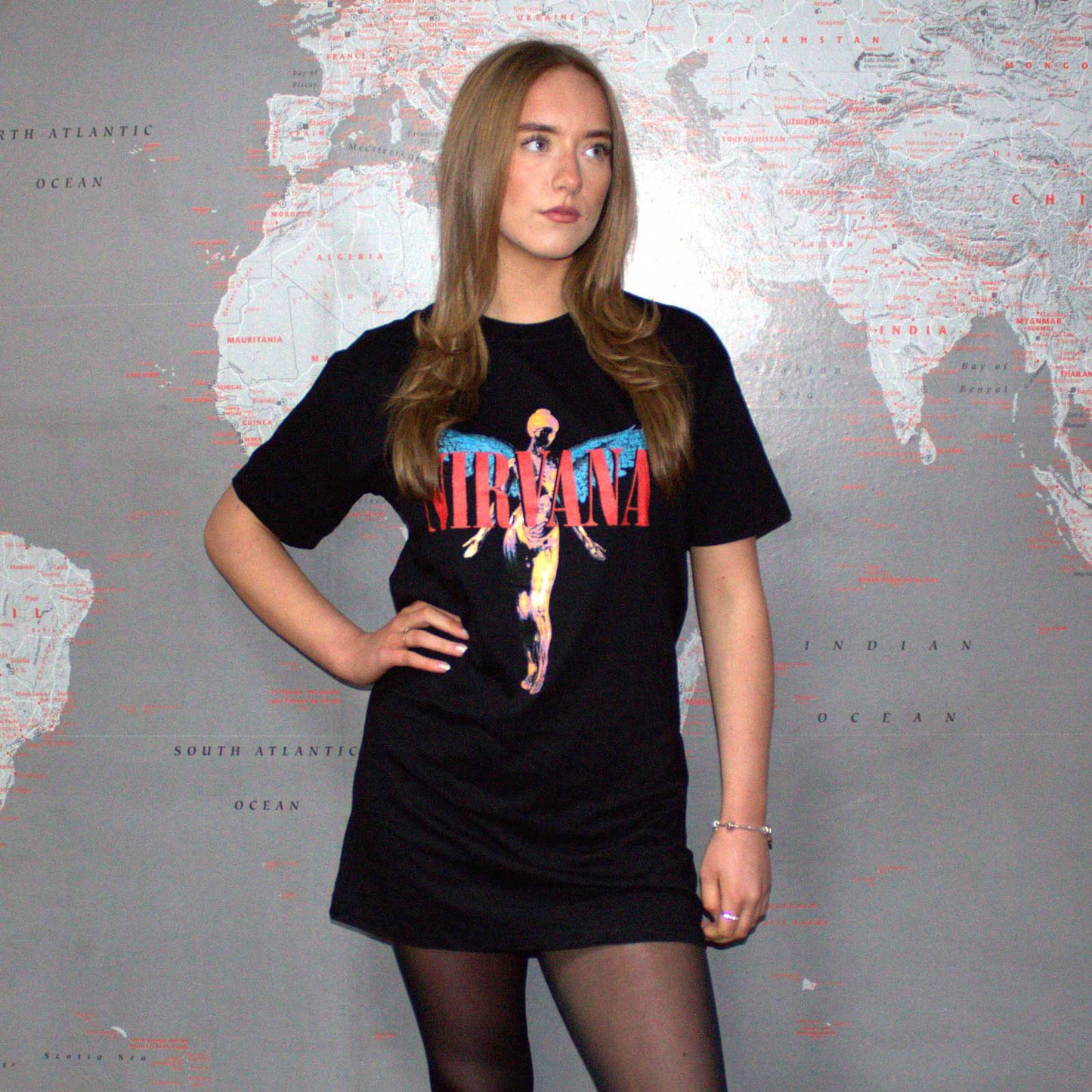 Een foto van een Nirvana T-Shirt Jurk