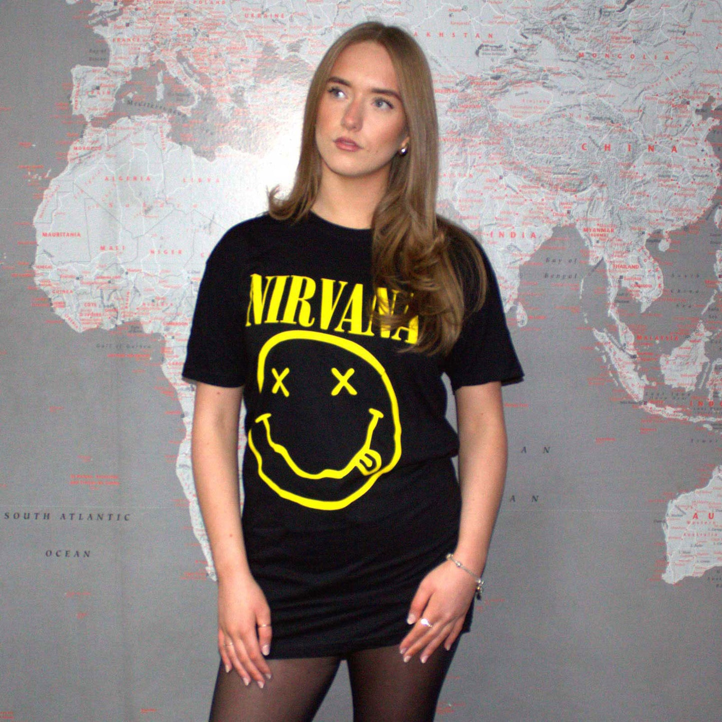 Een foto van een Nirvana T-Shirt Jurk