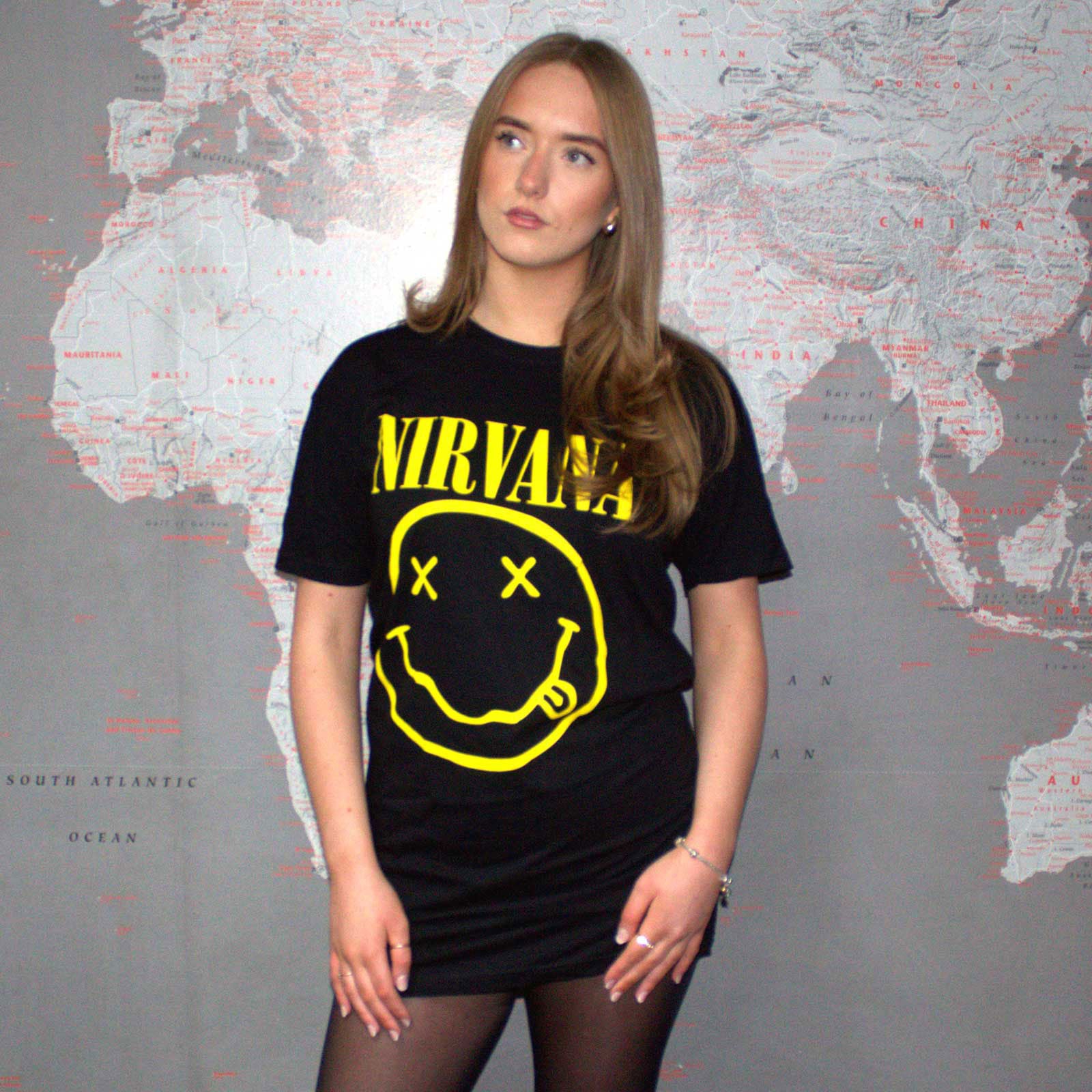 Een foto van een Nirvana T-Shirt Jurk