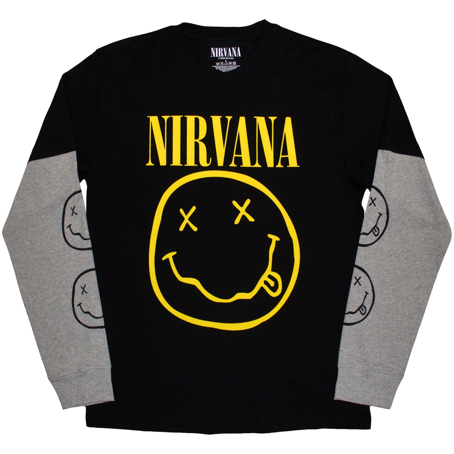Een foto van een Nirvana T-Shirt