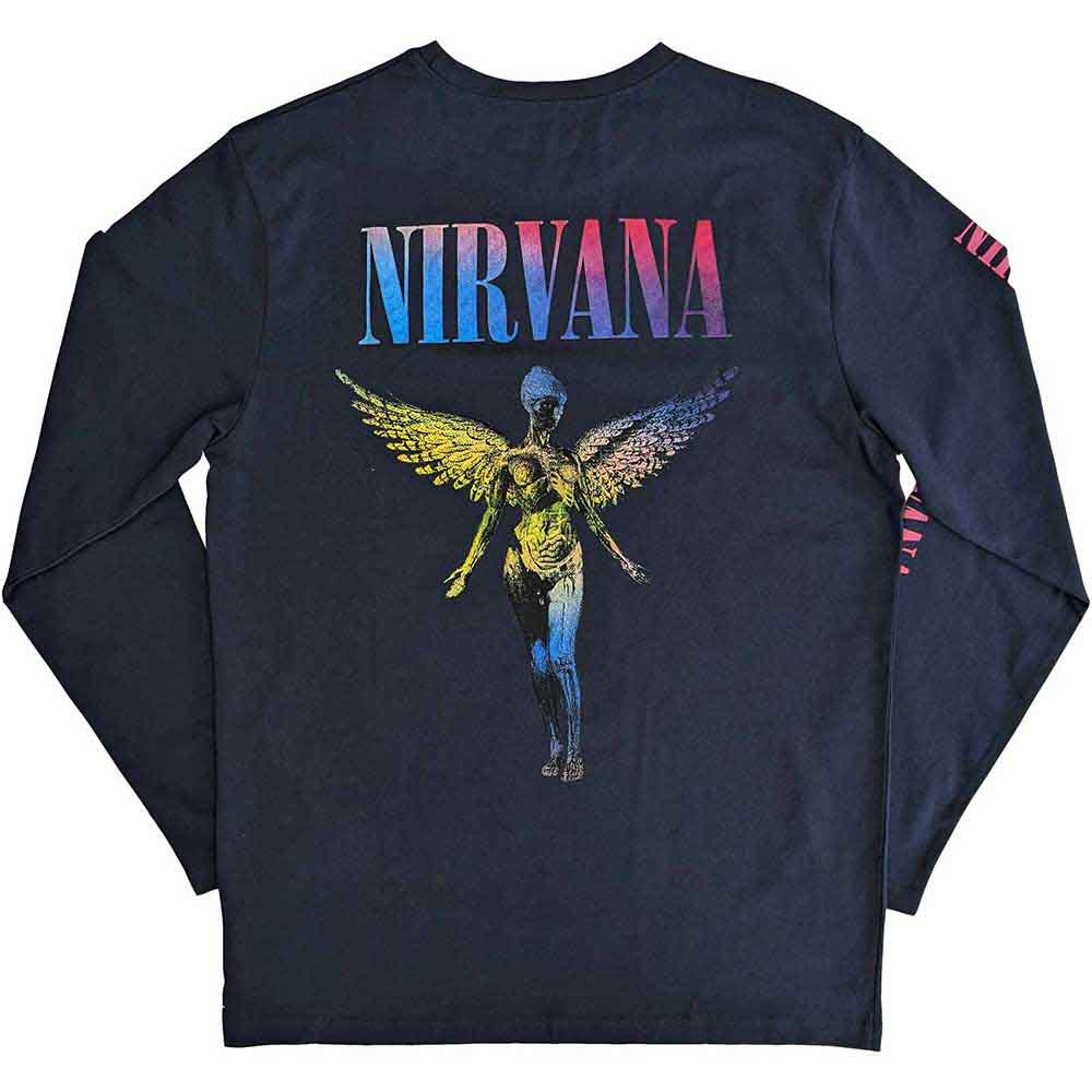 Een foto van een Nirvana Long Sleeve T-Shirt