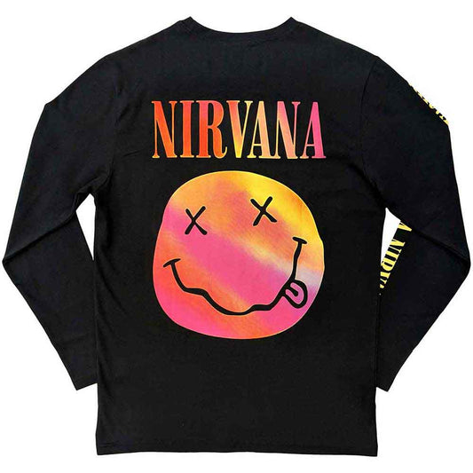 Een foto van een Nirvana Long Sleeve T-Shirt