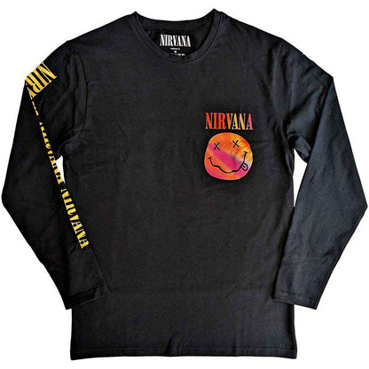 Een foto van een Nirvana Long Sleeve T-Shirt