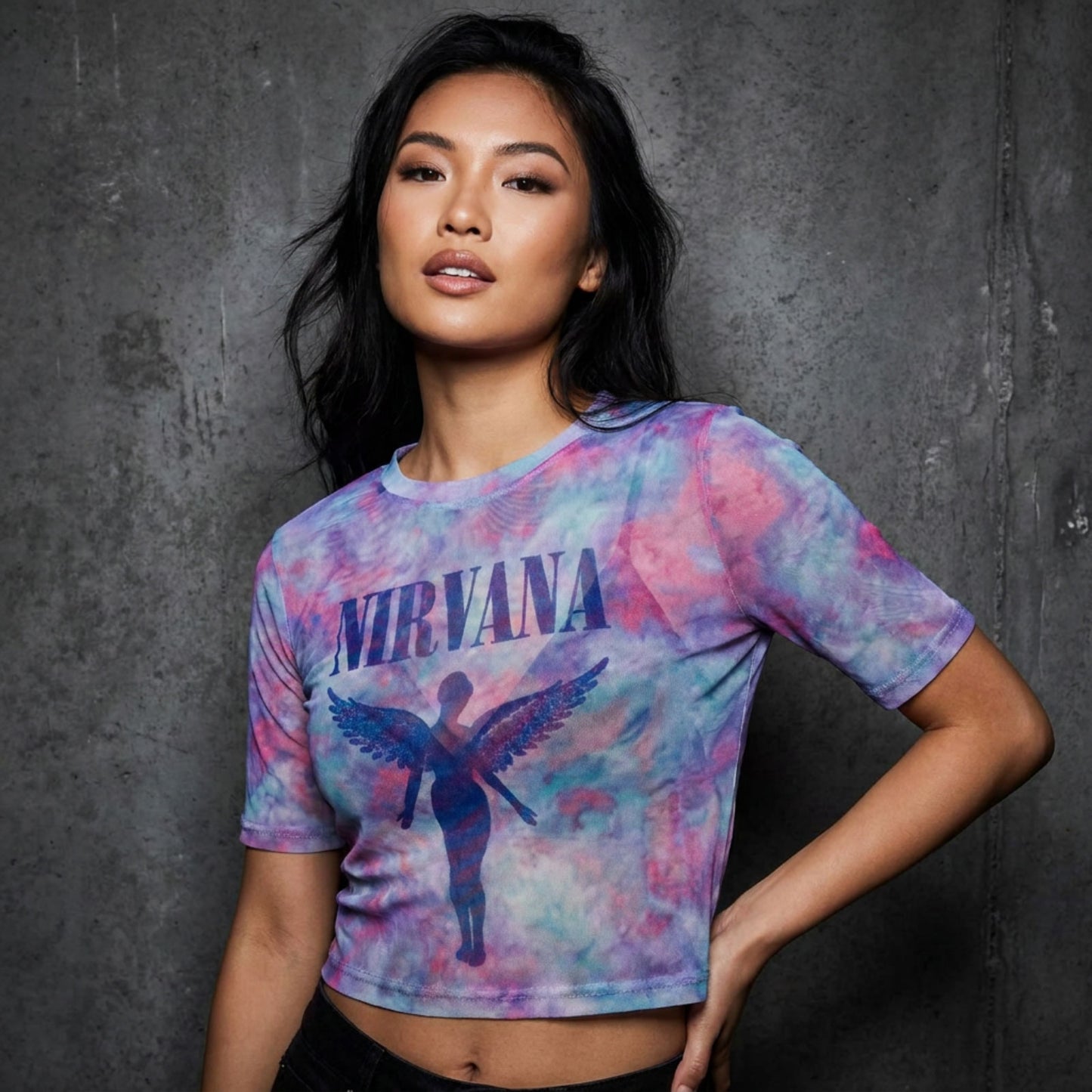 Een foto van een Nirvana Crop Top