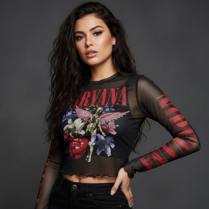 Een foto van een Nirvana T-Shirt
