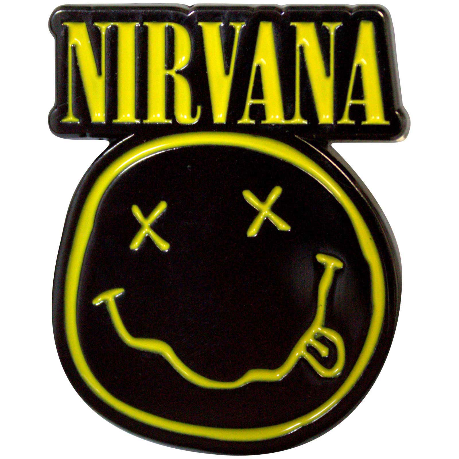 Een foto van een Nirvana Speld Badge