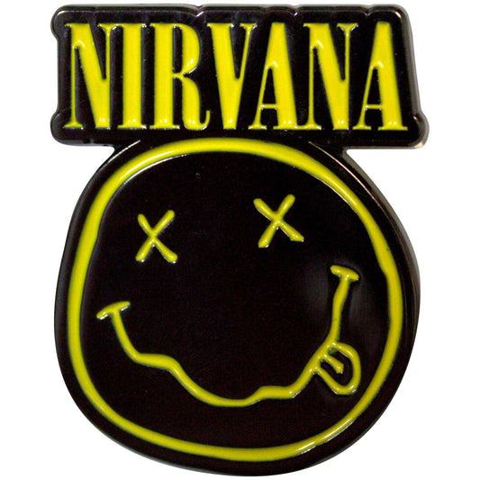 Een foto van een Nirvana Speld Badge