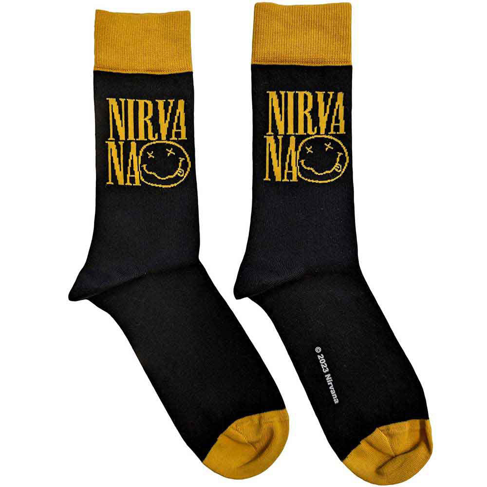 Een foto van een Nirvana Sokken