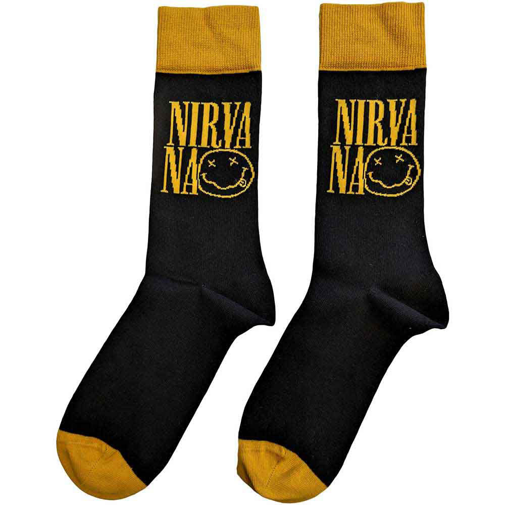 Een foto van een Nirvana Sokken