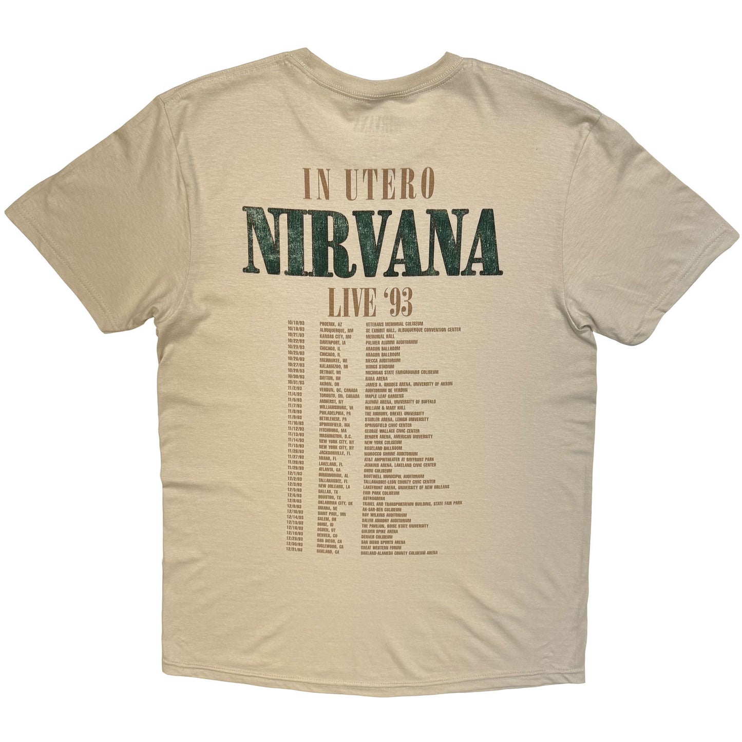 Een foto van een Nirvana T-Shirt