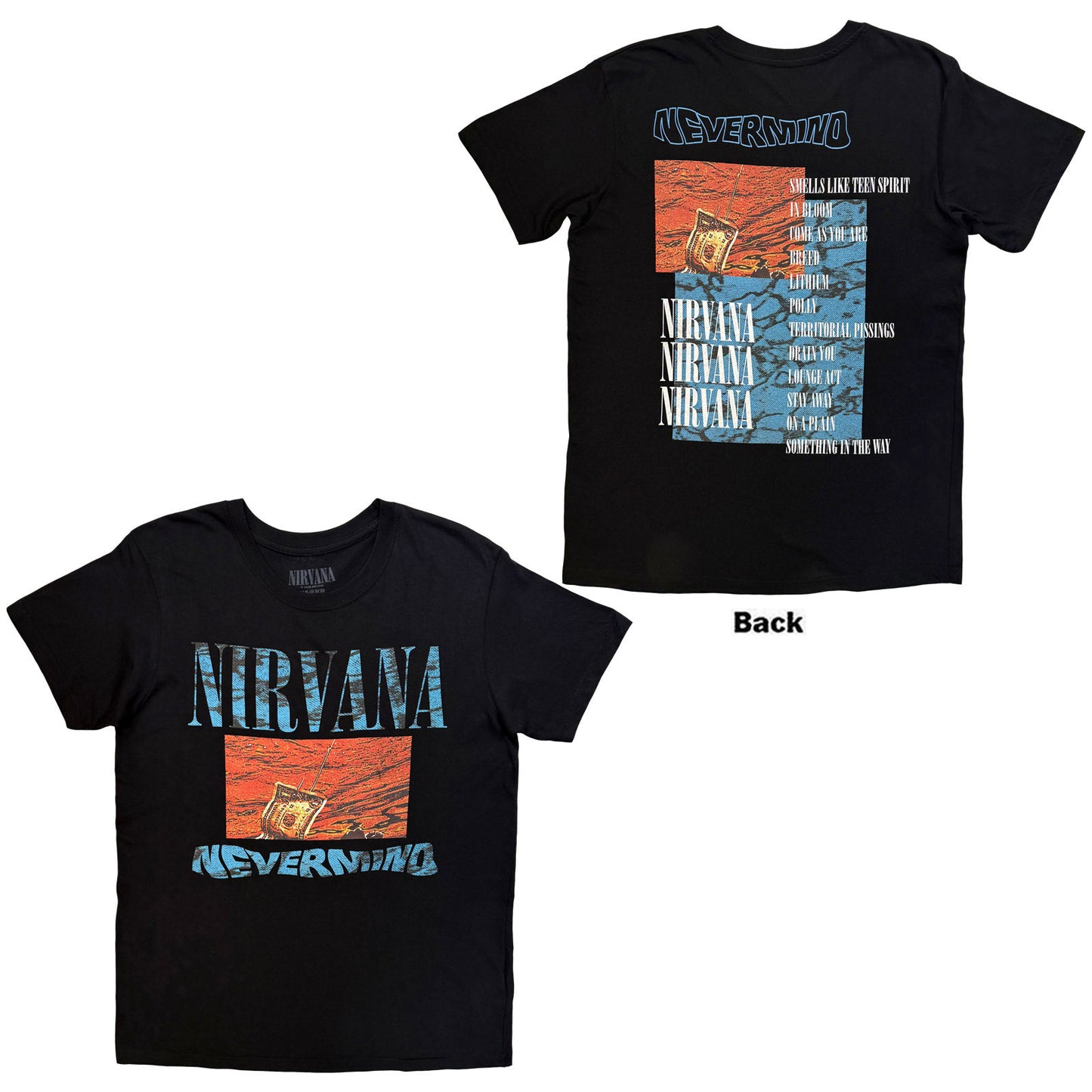 Een foto van een Nirvana T-Shirt