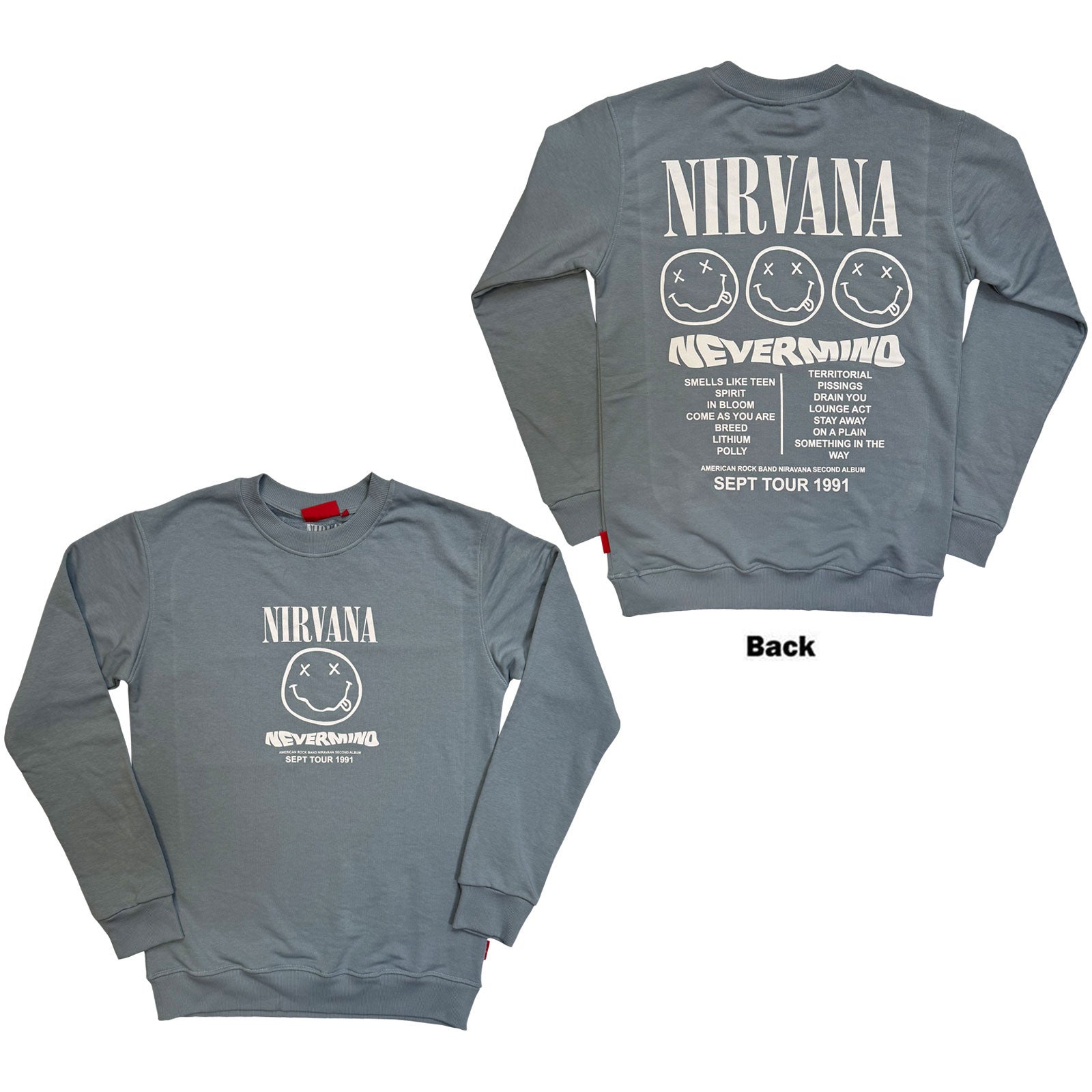 Een foto van een Nirvana Sweatshirt