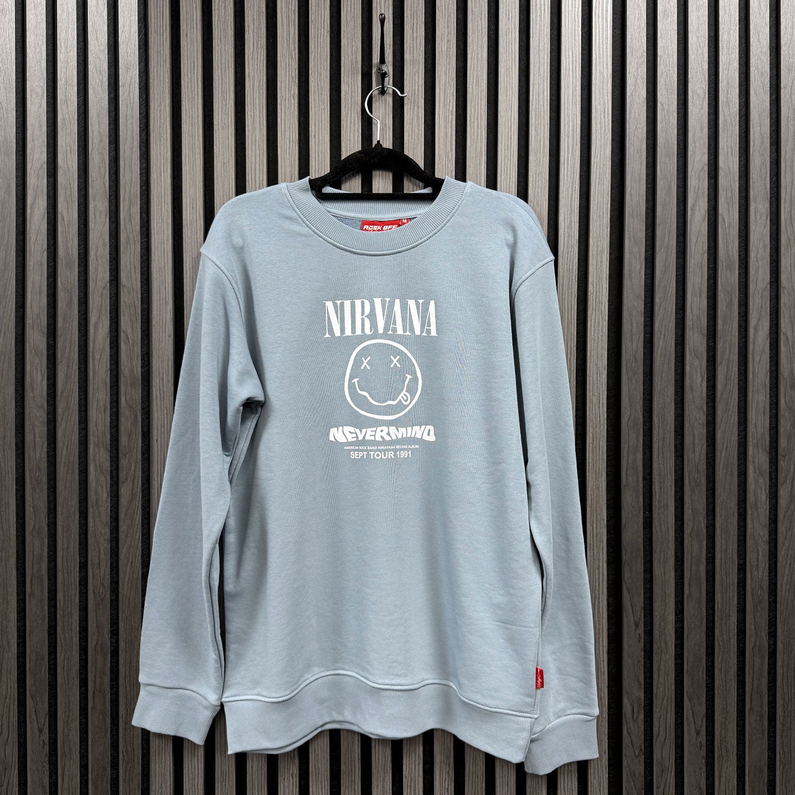 Een foto van een Nirvana Sweatshirt