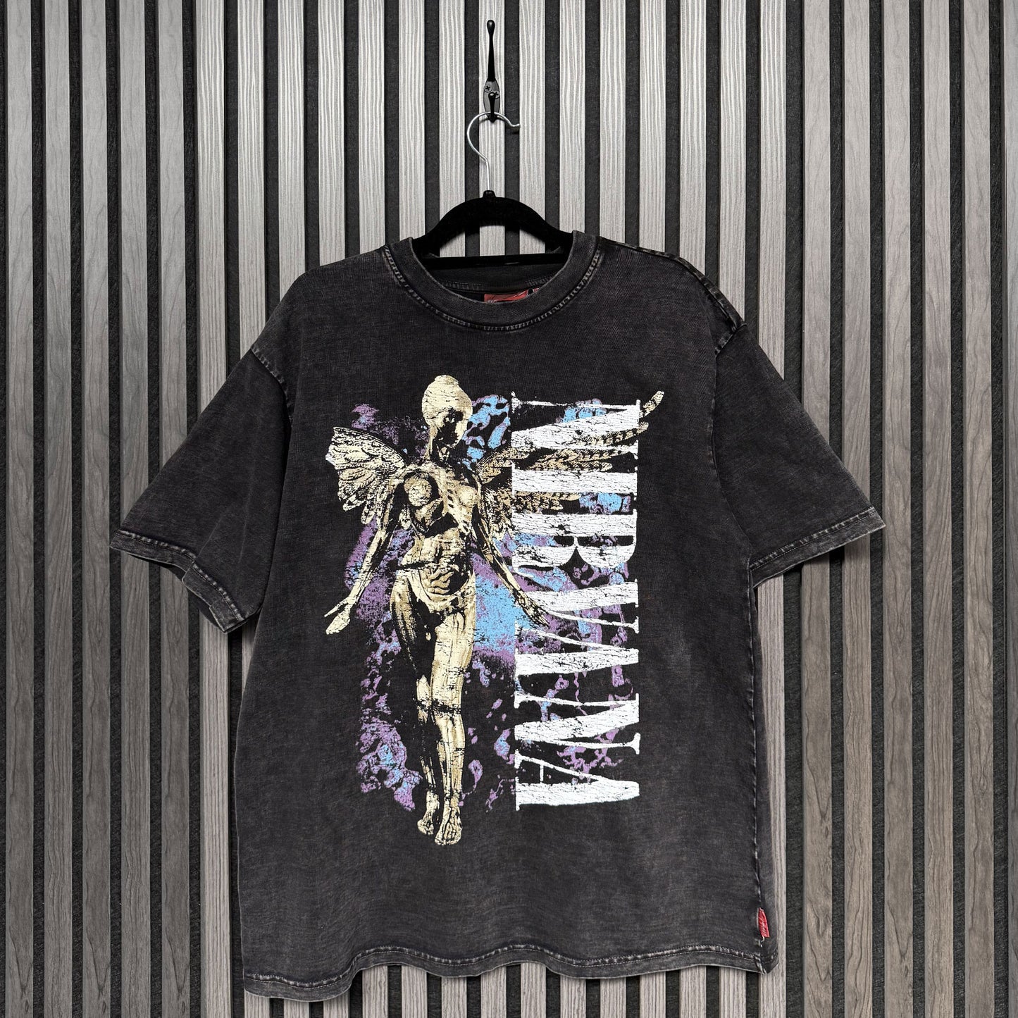 Een foto van een Nirvana T-Shirt