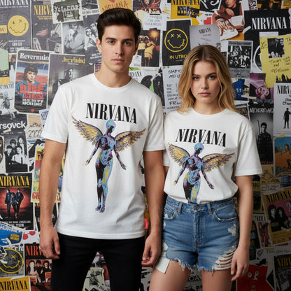 Een foto van een Nirvana T-Shirt