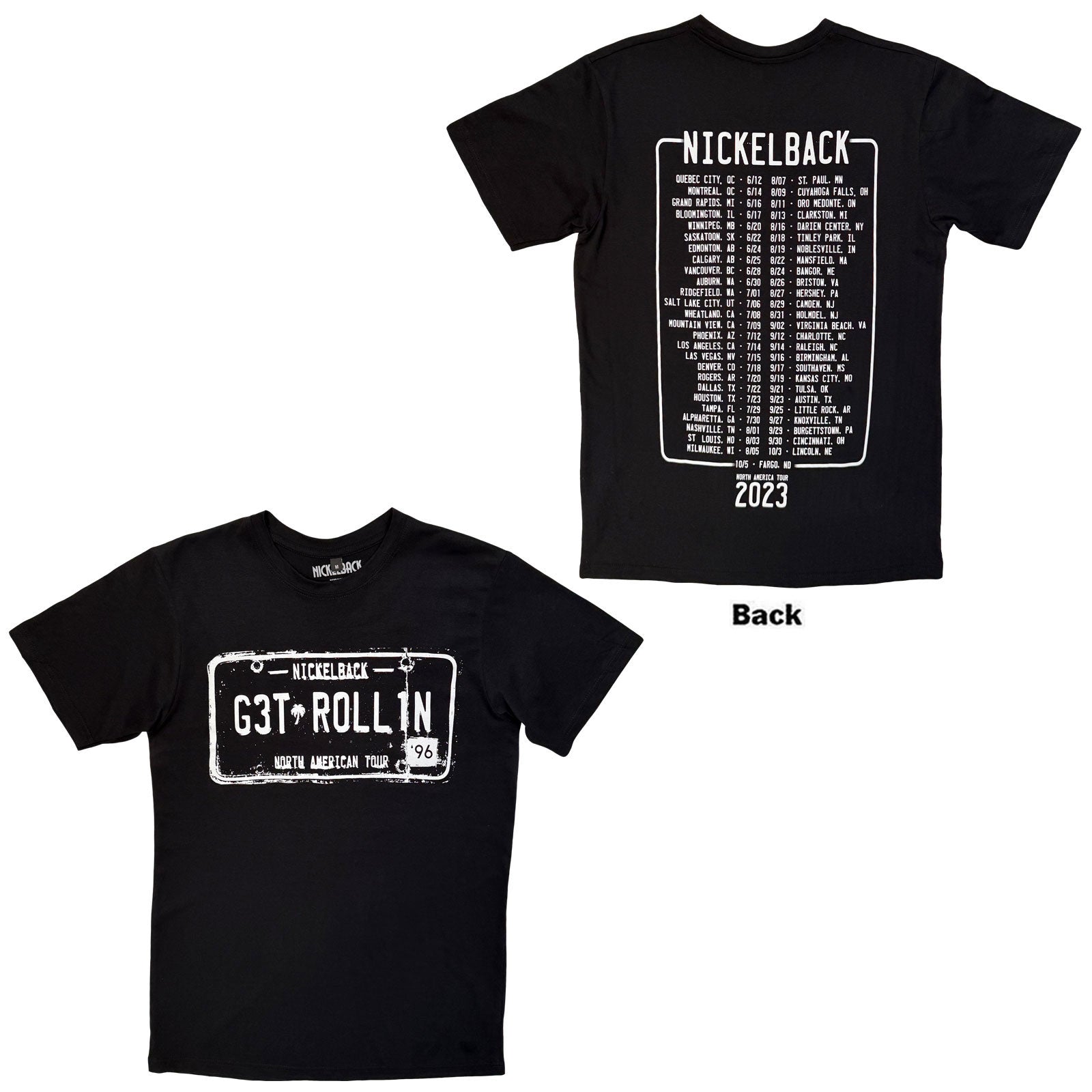 Een foto van een Nickelback T-Shirt