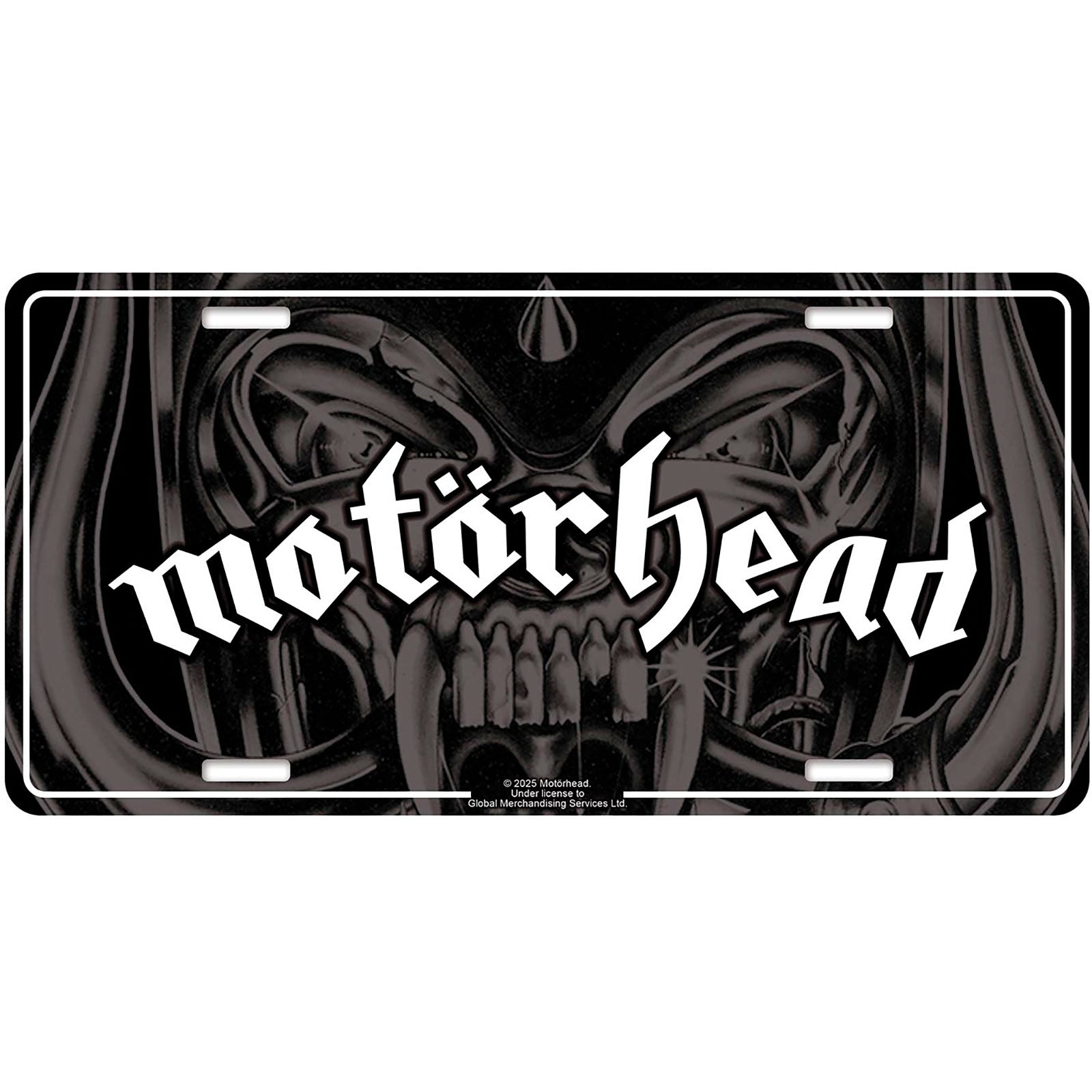 Een foto van een Motorhead Nummerplaat