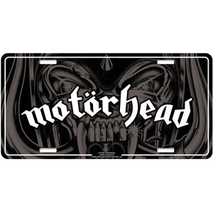 Een foto van een Motorhead Nummerplaat
