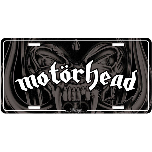 Een foto van een Motorhead Nummerplaat