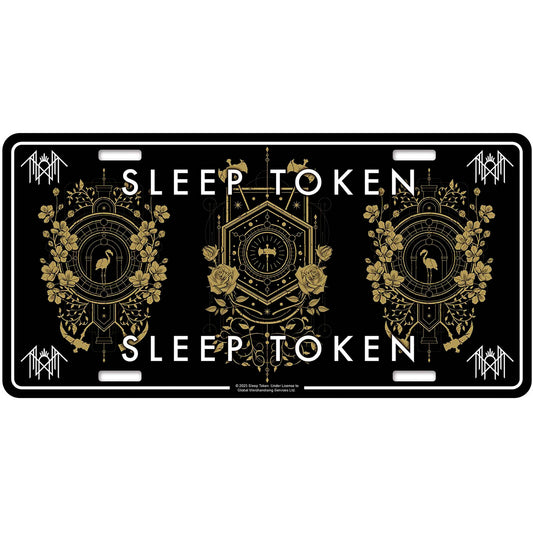 Een foto van een Sleep Token Nummerplaat