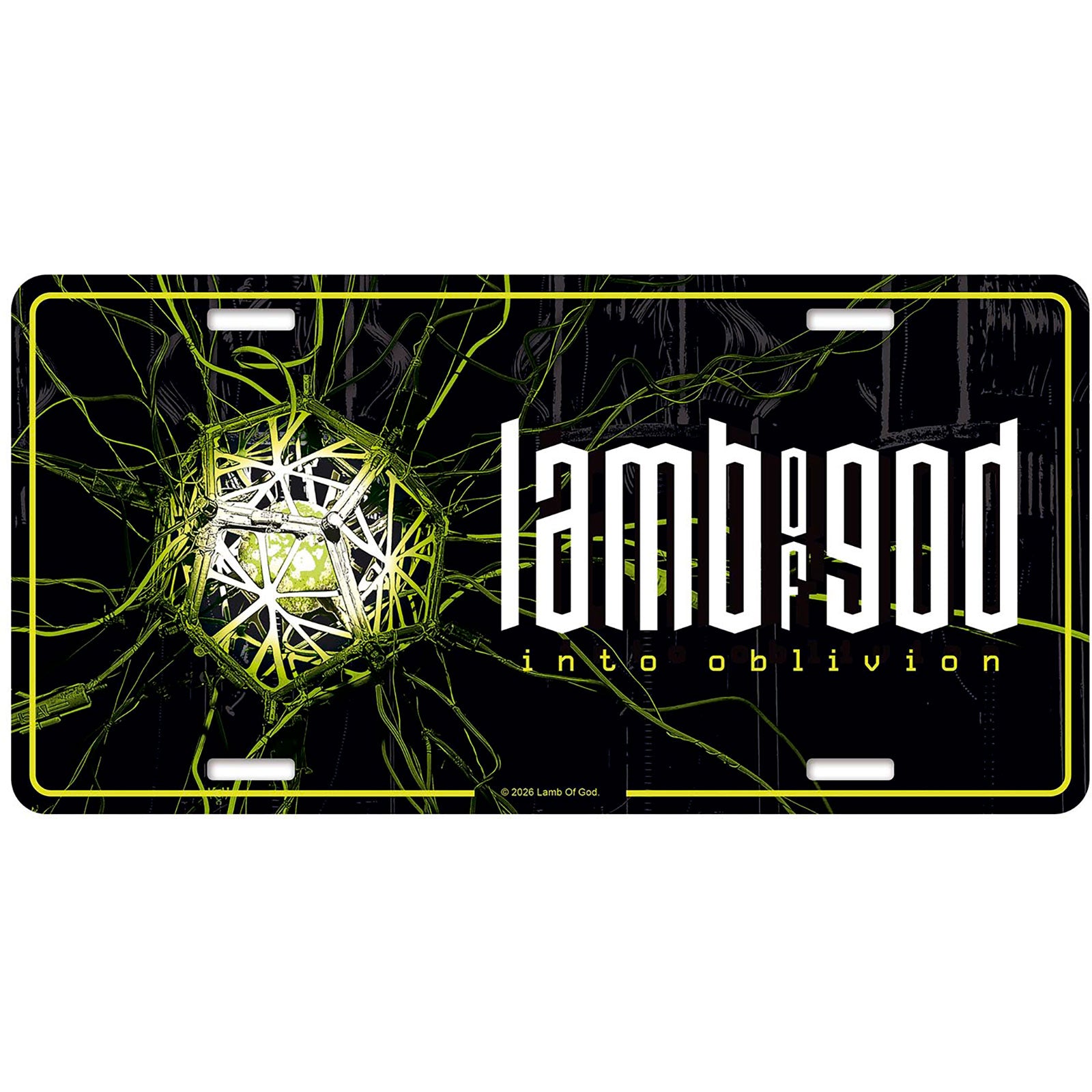 Een foto van een Lamb Of God Poster