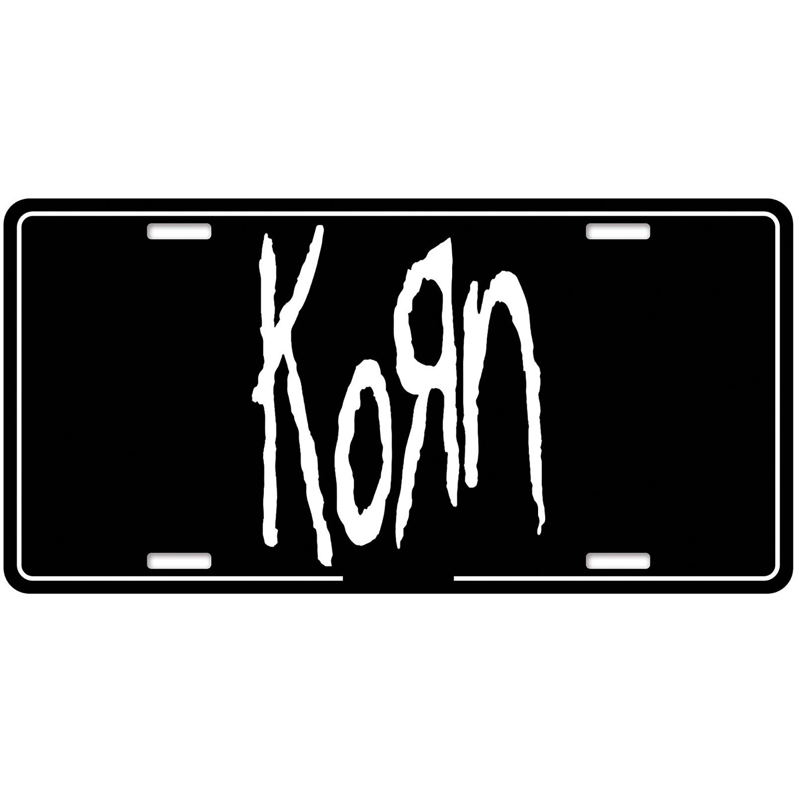 Een foto van een Korn Nummerplaat
