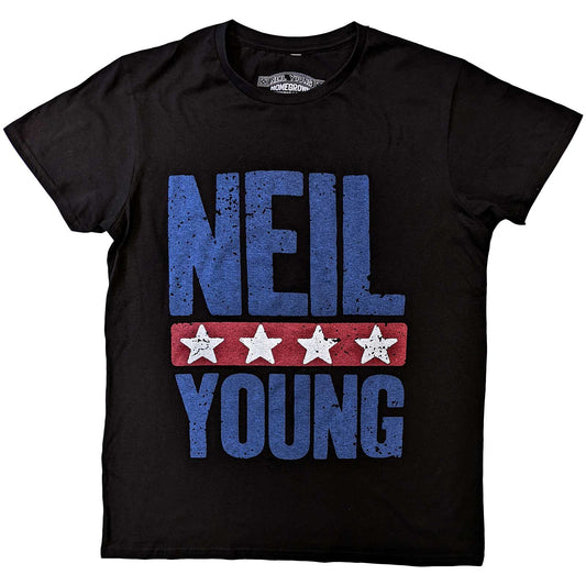 Een foto van een Neil Young T-Shirt