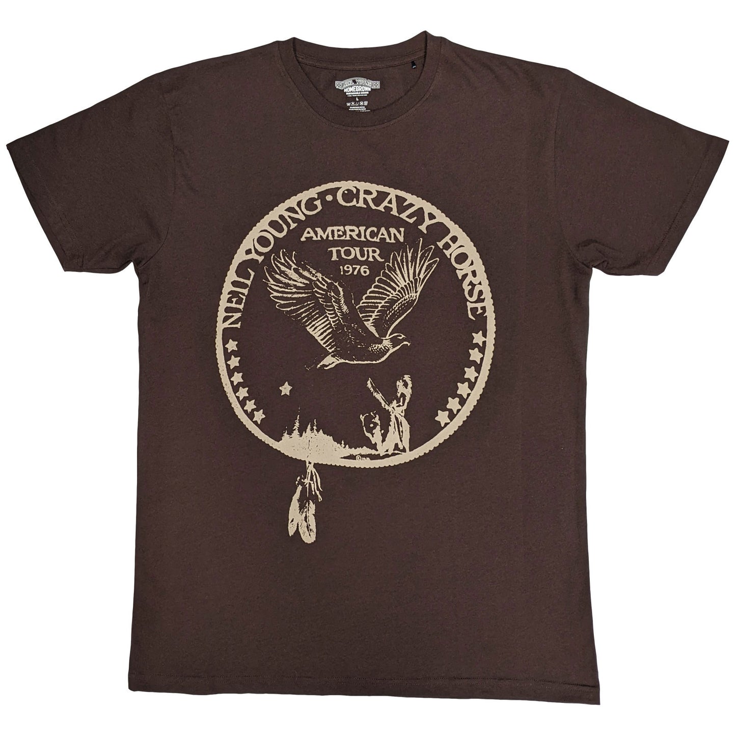 Een foto van een Neil Young T-Shirt