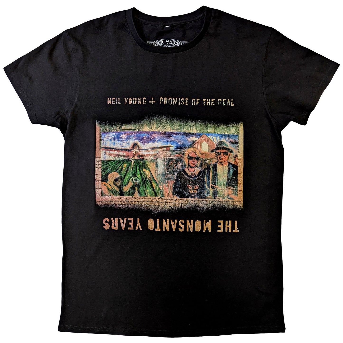 Een foto van een Neil Young T-Shirt