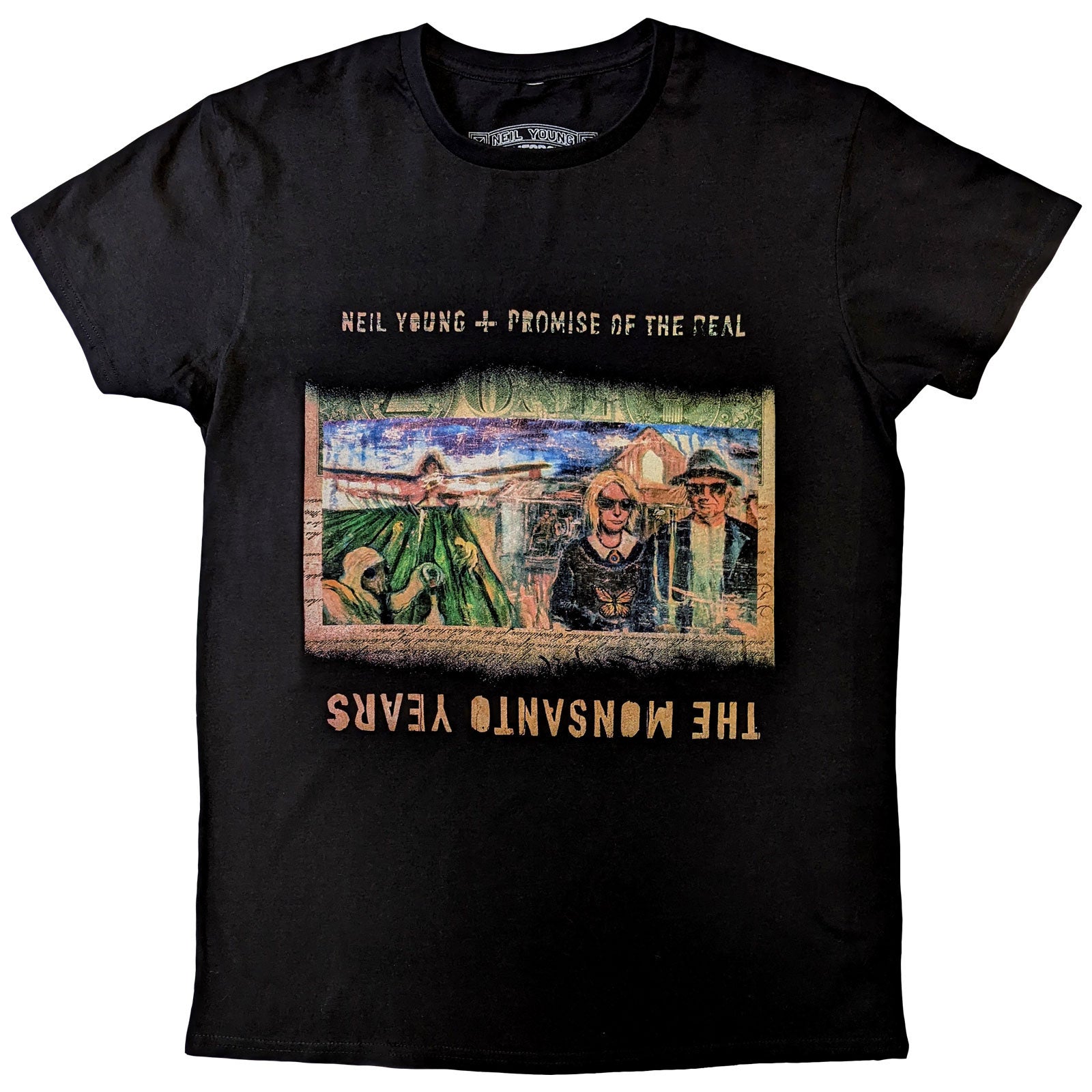 Een foto van een Neil Young T-Shirt