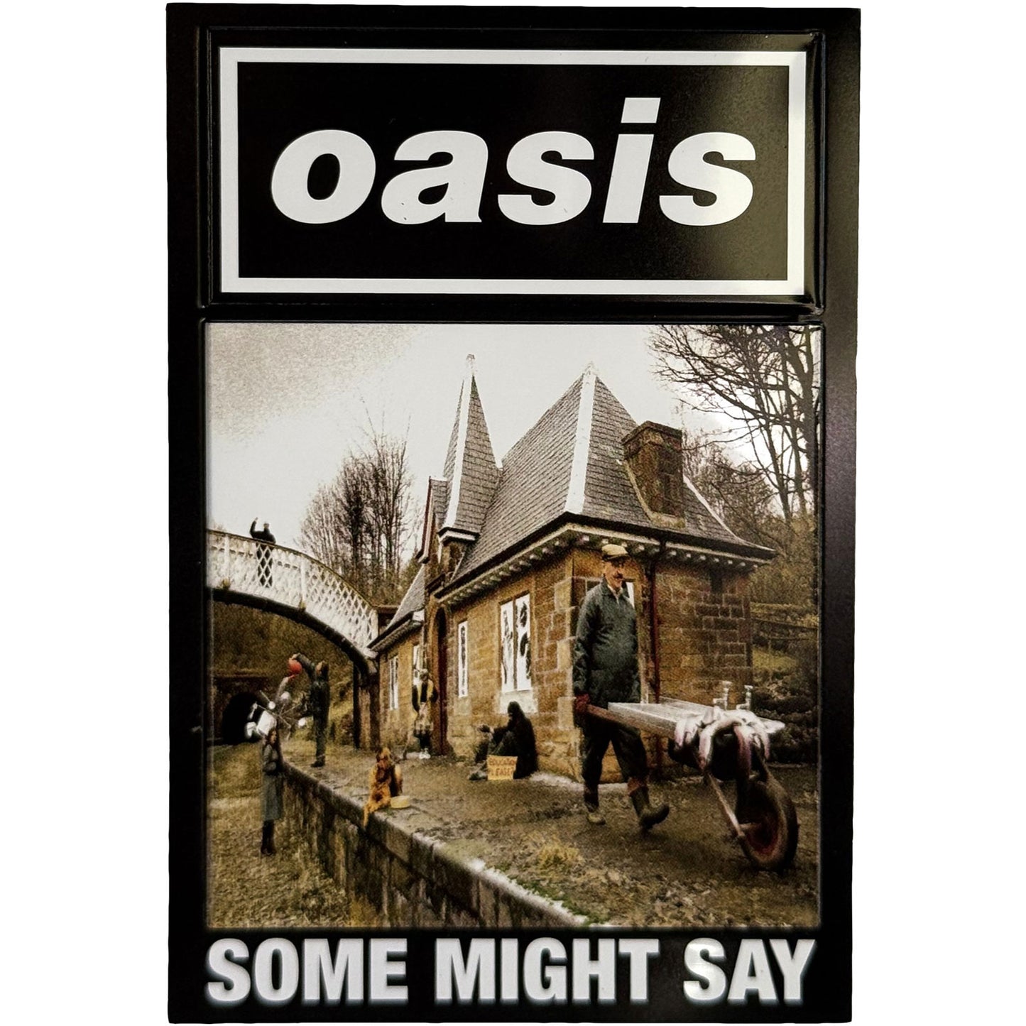 Een foto van een Oasis Magneet