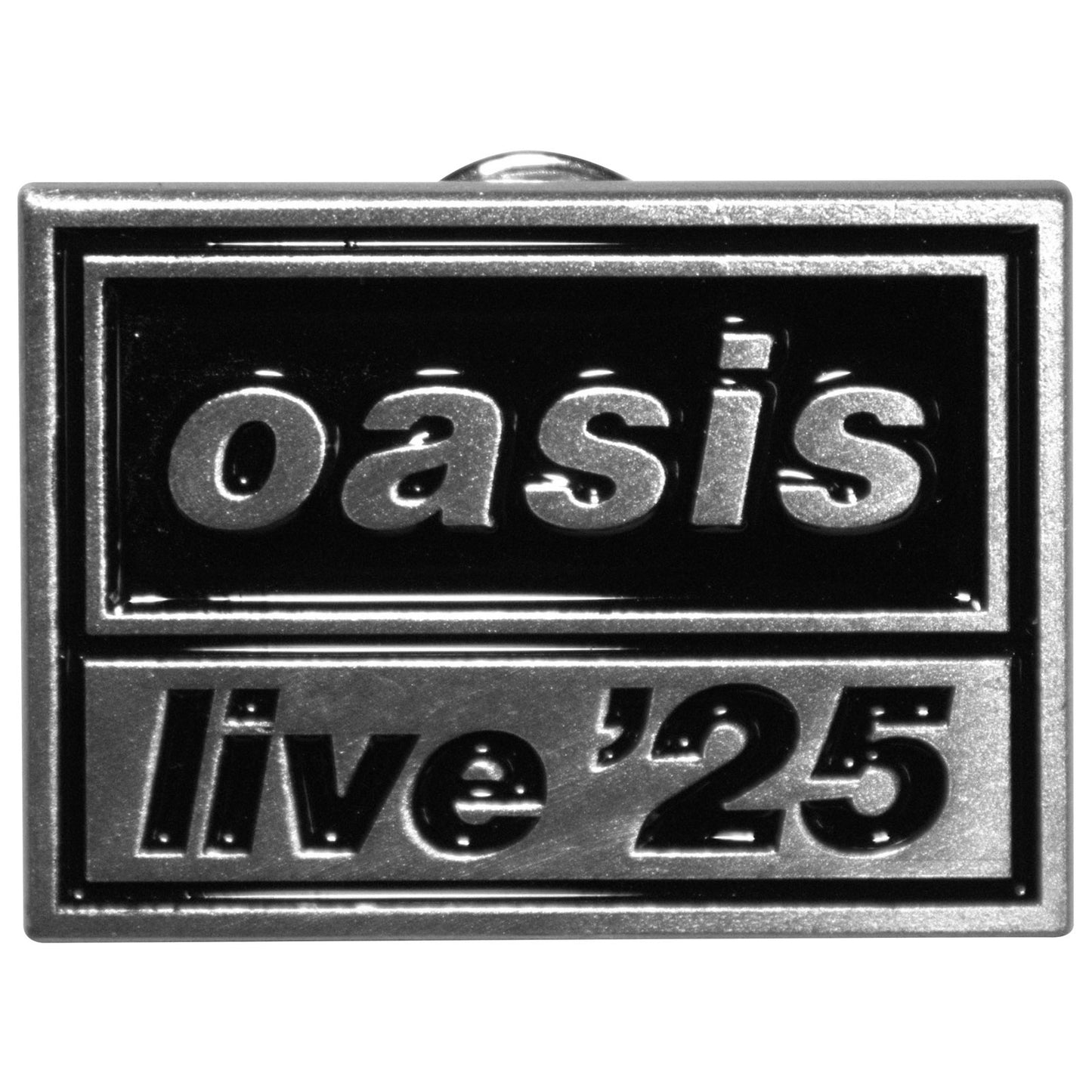 Een foto van een Oasis Speld Badge