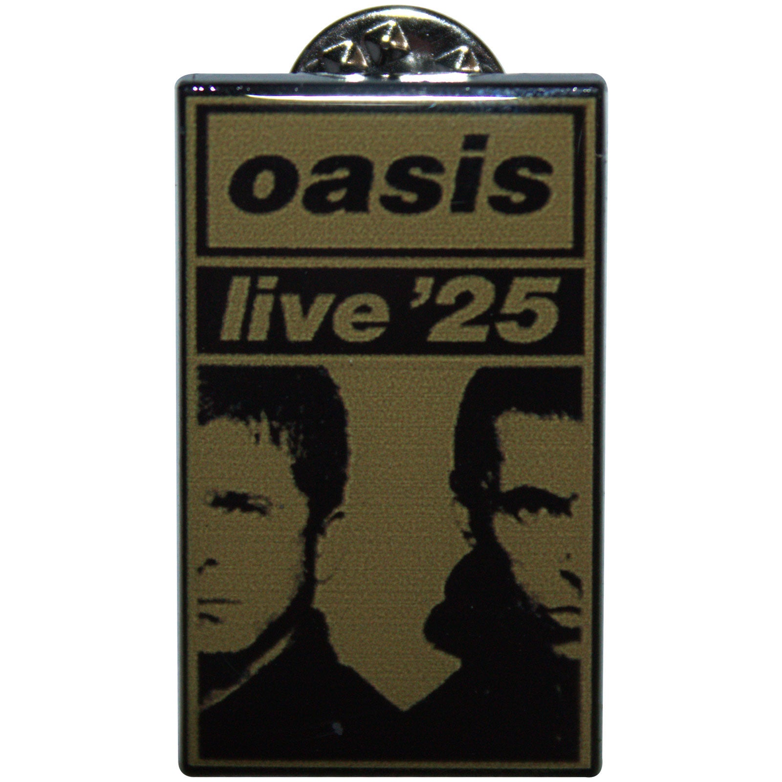 Een foto van een Oasis Speld Badge
