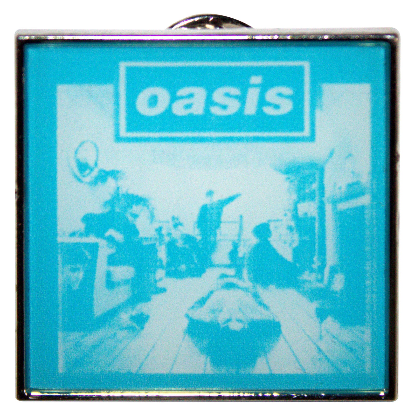 Een foto van een Oasis Speld Badge